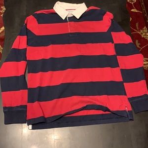 Mens old navy rugby shirt, worn once, size M